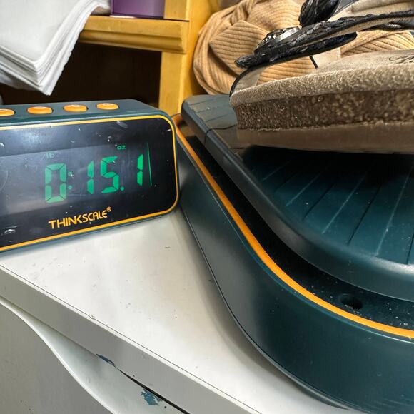 Aetrex Jillian Braided Quarter Strap Sandals Sz 8.5 Navy Leather Slingback Flat - Picture 11 of 11